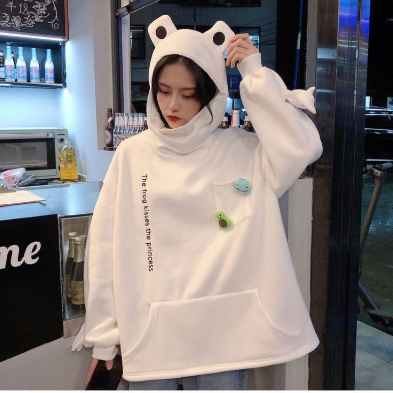 ÁO HOODIE ẾCH KÉO KHOÁ MŨ S-4XL TO - Có ảnh thật