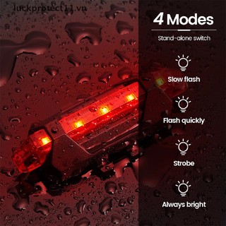 * 3c & Mới * Bộ Đèn Pha Trước Sau USB Cho Xe Đạp MTB