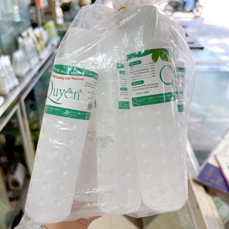 Nước Rửa Móng Tay Quyên  size 40ml, 125ml