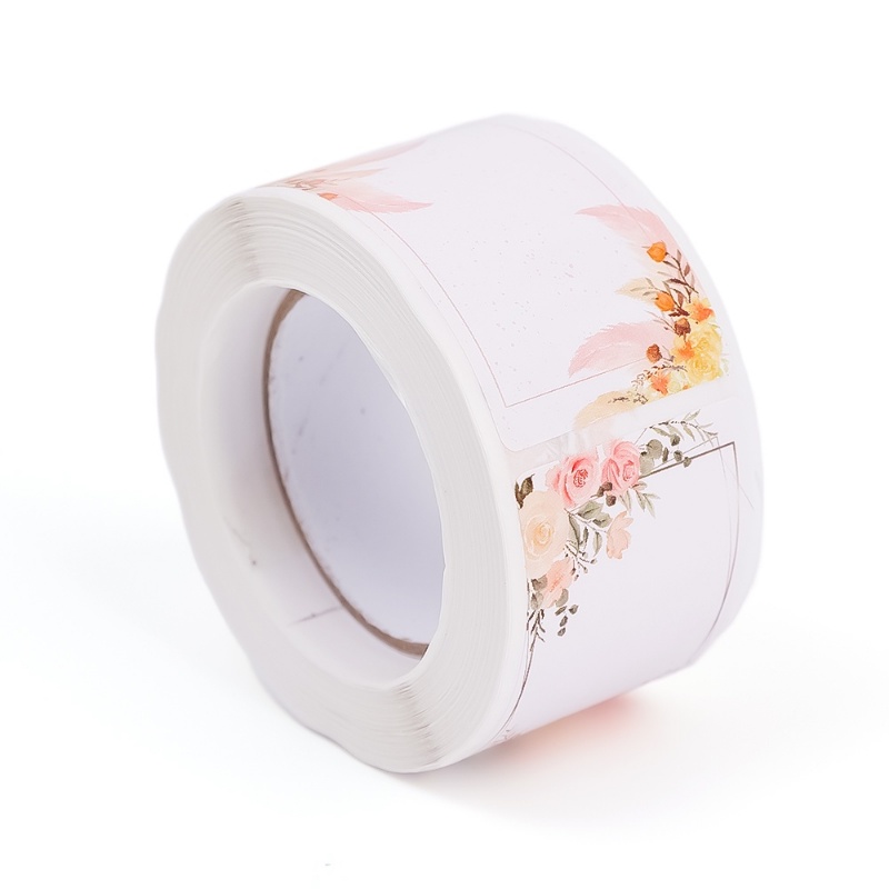 Cuộn 250 Nhãn Dán Ghi Tên Chai Lọ Thức Ăn Có Thể Xóa Được DIY Dành Cho Trường Học / Văn Phòng / Tiệc Sinh Nhật