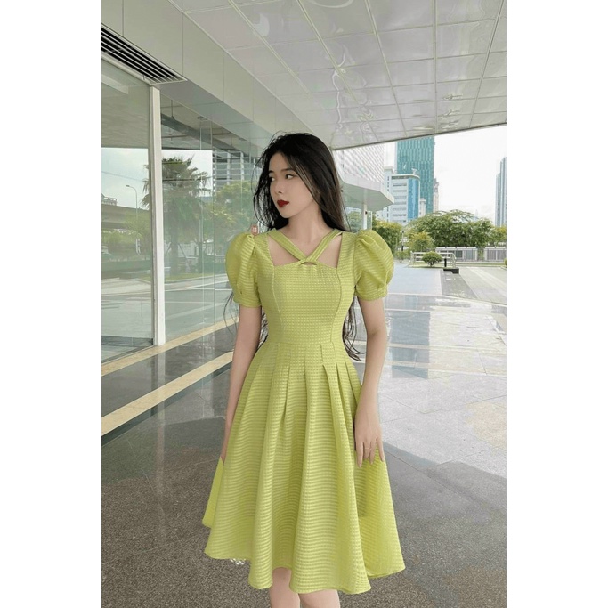 (MẫuMới-CưcHot) Đầm Xô Cực Xinh Cho Chị Em, Đi Chơi - Đi Dự Tiệc Cực Xinh Xắn Chất Vải Siêu Mềm Mịn, Phong Cách Hàn Quốc
