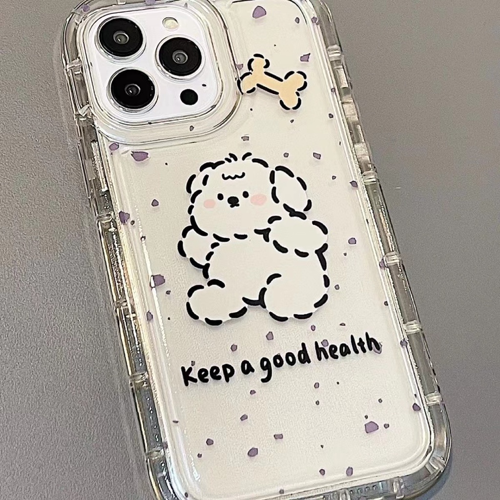 Ốp Điện Thoại Silicon TPU Mềm Trong Suốt Họa Tiết Dễ Thương Chống Sốc Cho IPhone 14 13 11 12 Pro XS Max X XR 7 8 Plus