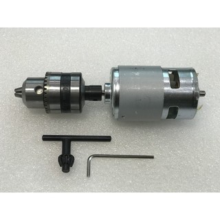 Combo kẹp mũi khoan b10 + moto 775