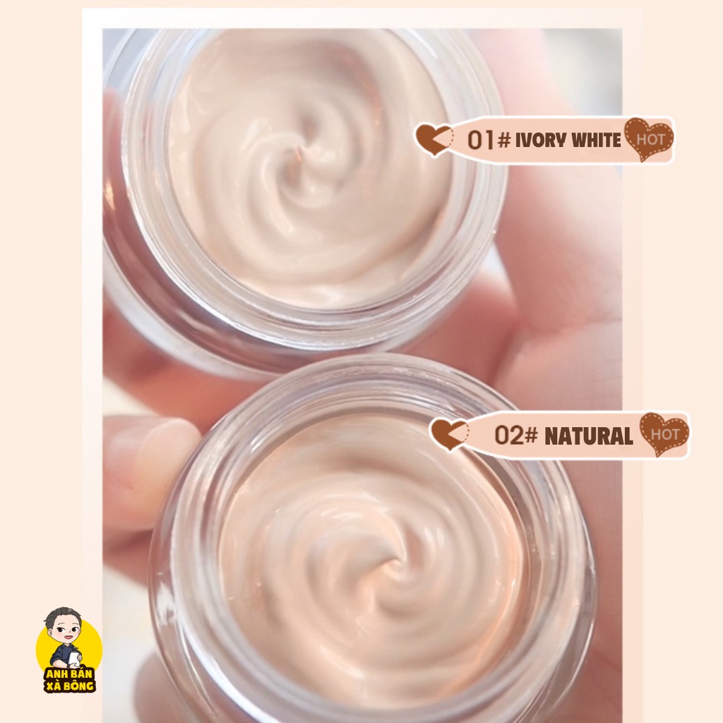 Kem Nền Dạng Lỏng WODWOD Soft Focus Holding Makeup Foundation Cream W942  W943