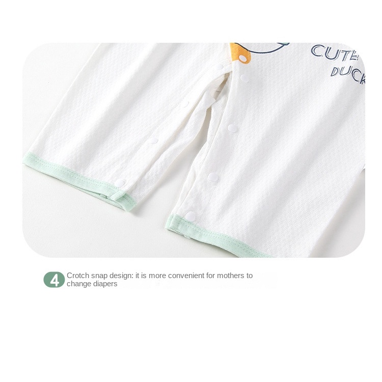 Áo liền quần Cotton HọA TiếT HoạT HìNh One piece Cho Bé