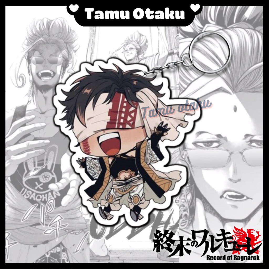 Móc khoá Anime Record of Ragnarok nhân vật trong Shuumatsu no Valkyrie - Đại chiến người và Thần - In 2 mặt