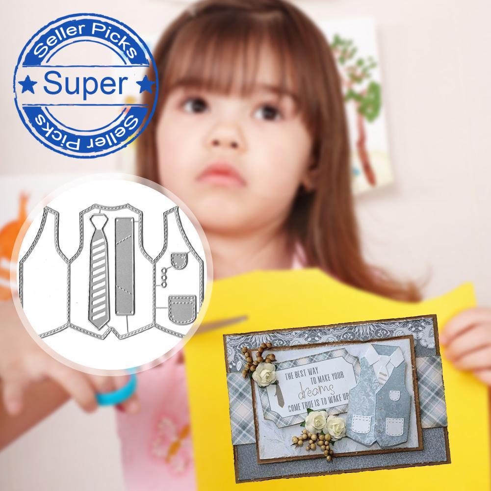 Khuôn Cắt Giấy Kim Loại Hình Áo Vest N4Z9