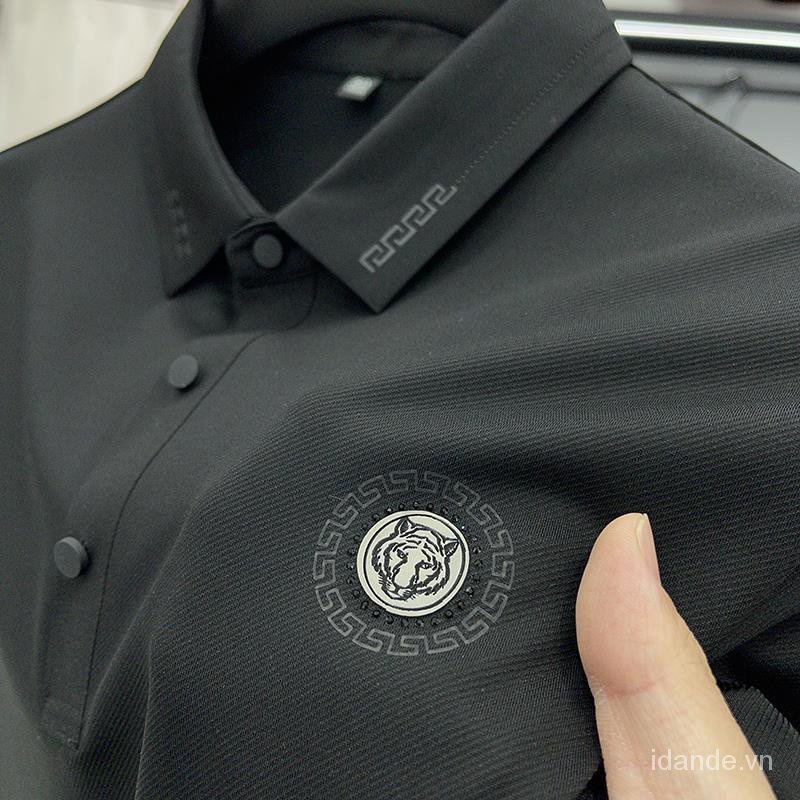 Hàng Mới Về Áo Thun polo Tay Ngắn Thời Trang Cao Cấp Cho Nam Trung Niên