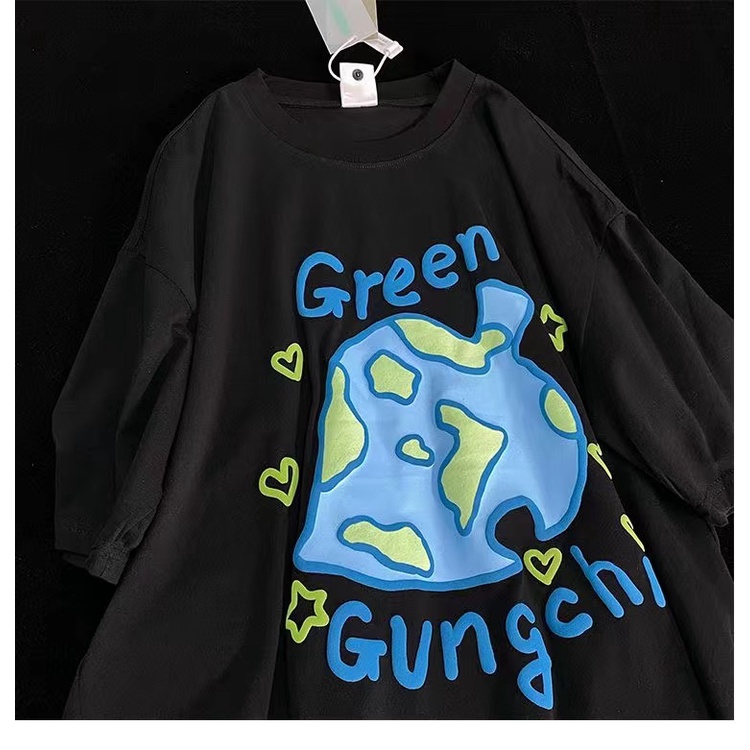 NRVP Áo Thun 100% Cotton Tay NgắN Plus Size Cho Nam Và Nữ