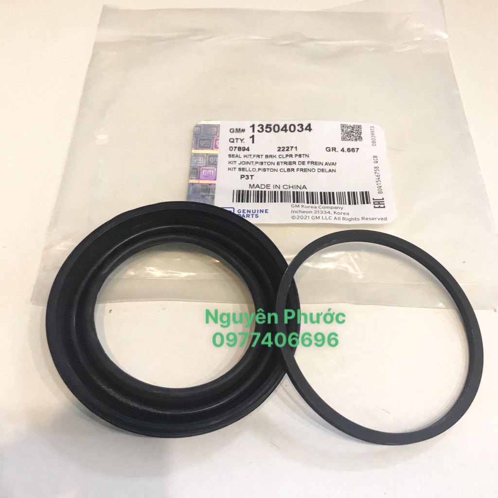 Cuppen & chụp bụi piston phanh trước / Sim phốt piston heo dầu trước - CRUZE/ LACETTI Nhập / Mã SP 13504034