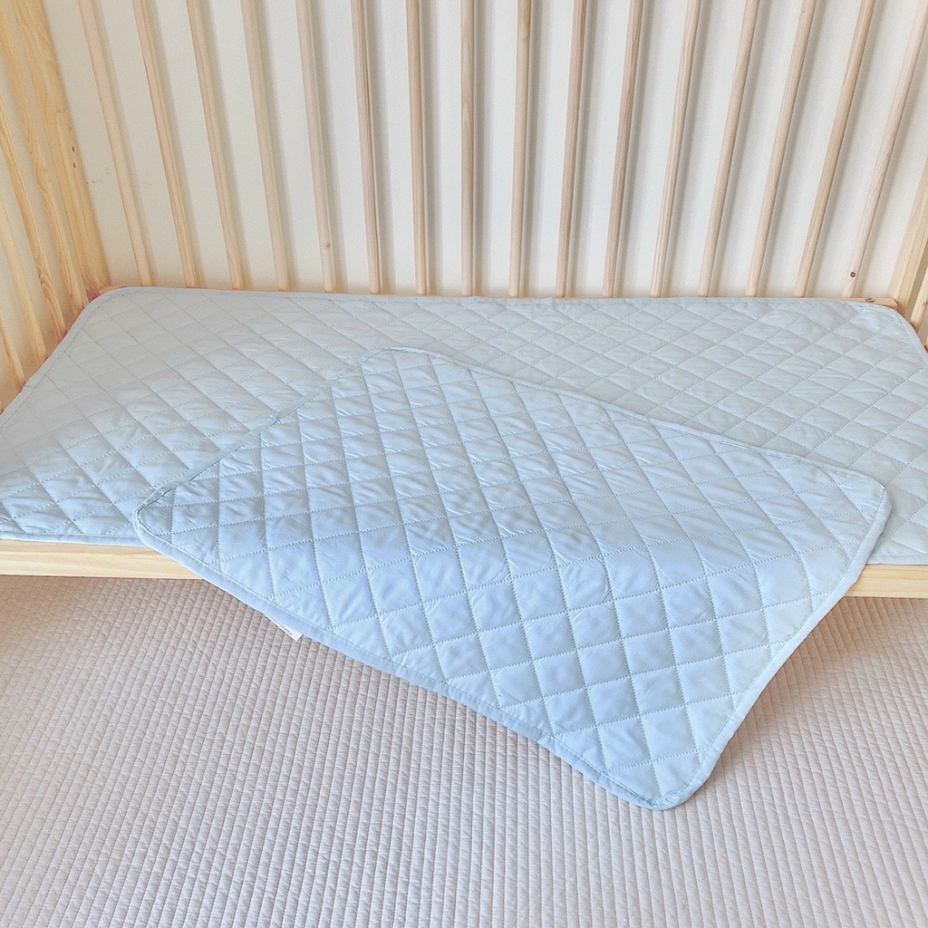 Lót chống thấm cotton Hàn Monona mềm mại, an toàn cho bé kích thước 60*120cm