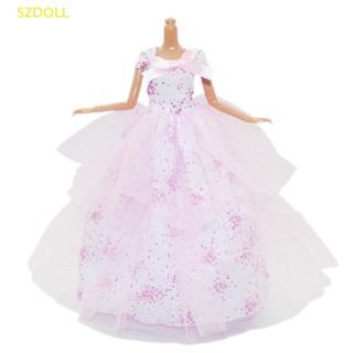 1 Đầm Cưới Cho Búp Bê 30cm