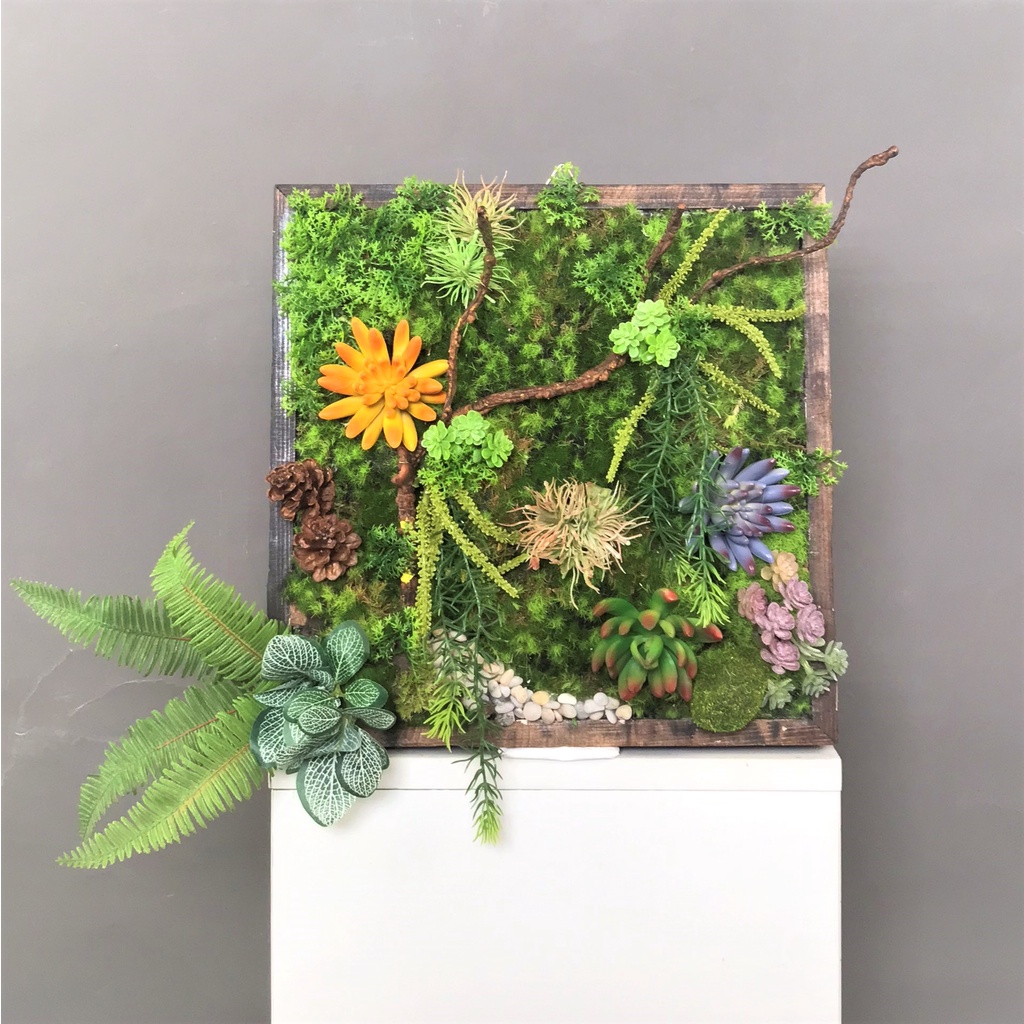 Tranh cây trang trí size 30cm x 30cm - Tranh cây An Thịnh Decor