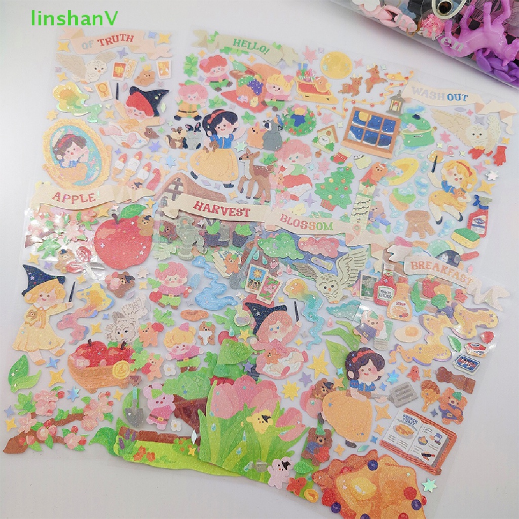 Hình Dán Chủ Đề Cổ Tích Đáng Yêu Trang Trí Sổ Lưu Niệm Tạp Chí Ngôi Làng Sao Chasing Album Mới