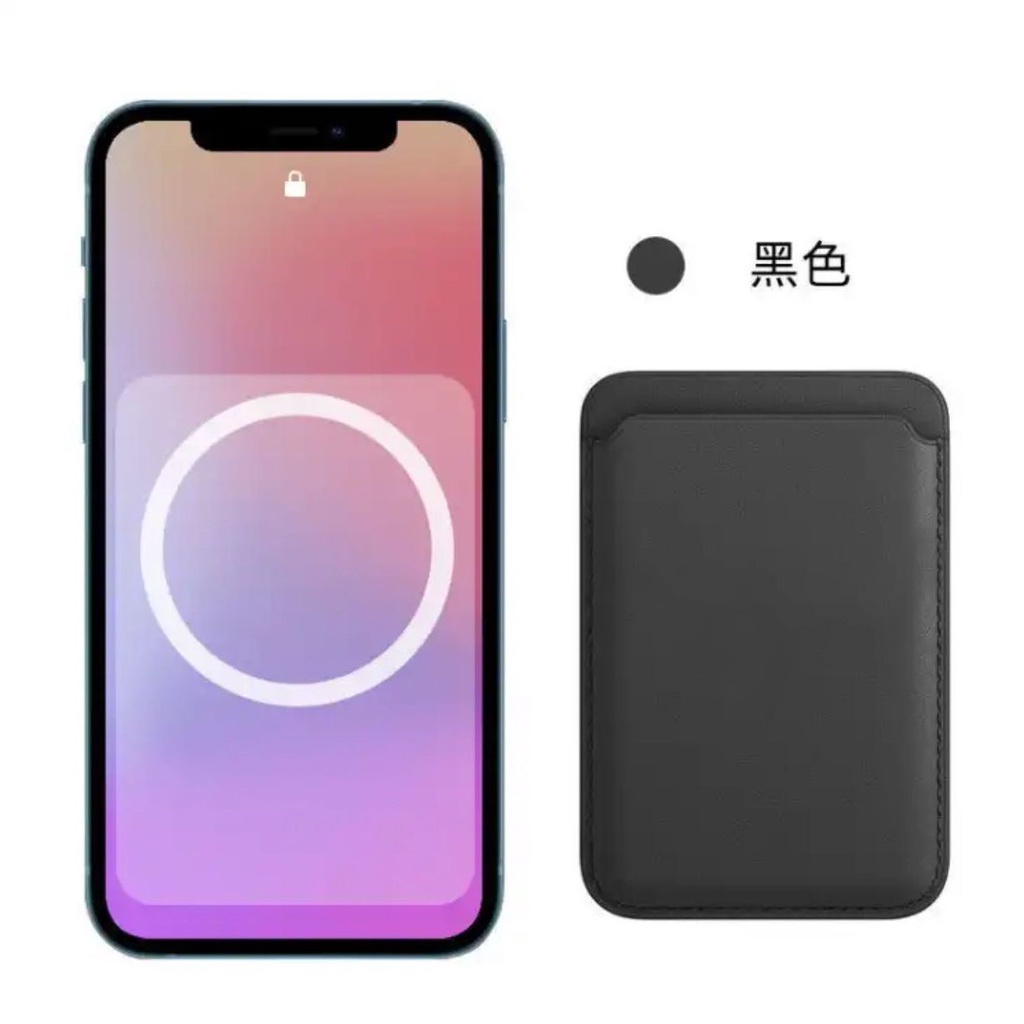 Ốp Điện Thoại Da Kèm Ngăn Đựng Thẻ Khóa Nam Châm In Logo Cho IPhone 13 14 Pro Max Mini Plus Mag IPhone14 12