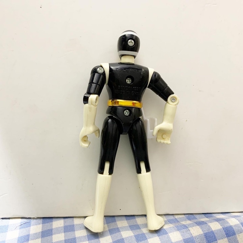 Mô hình siêu nhân 1997 Power Rangers in Space Black Ranger Figure Bandai