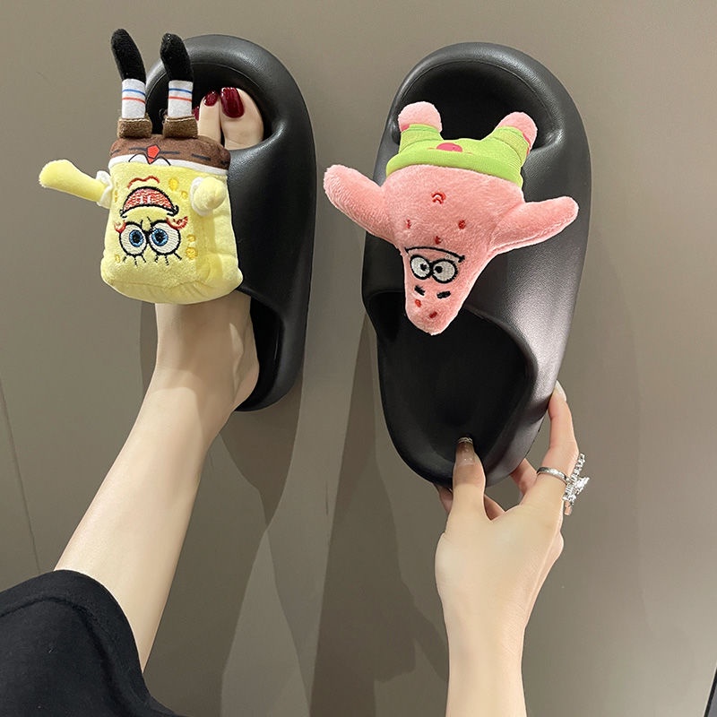 Dép Sandal Búp Bê Hoạt Hình Spongebob Thời Trang Mùa Hè 2023 Dành Cho Nữ