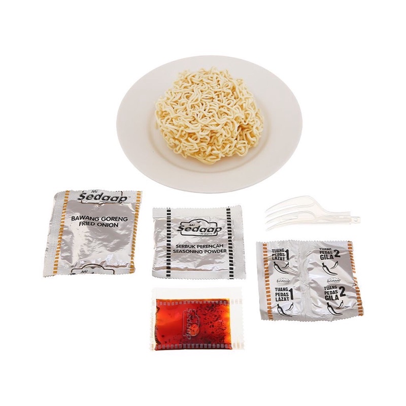 Mì Trộn Sedaap Vị Gà Cay| Không Cay Ly 85G