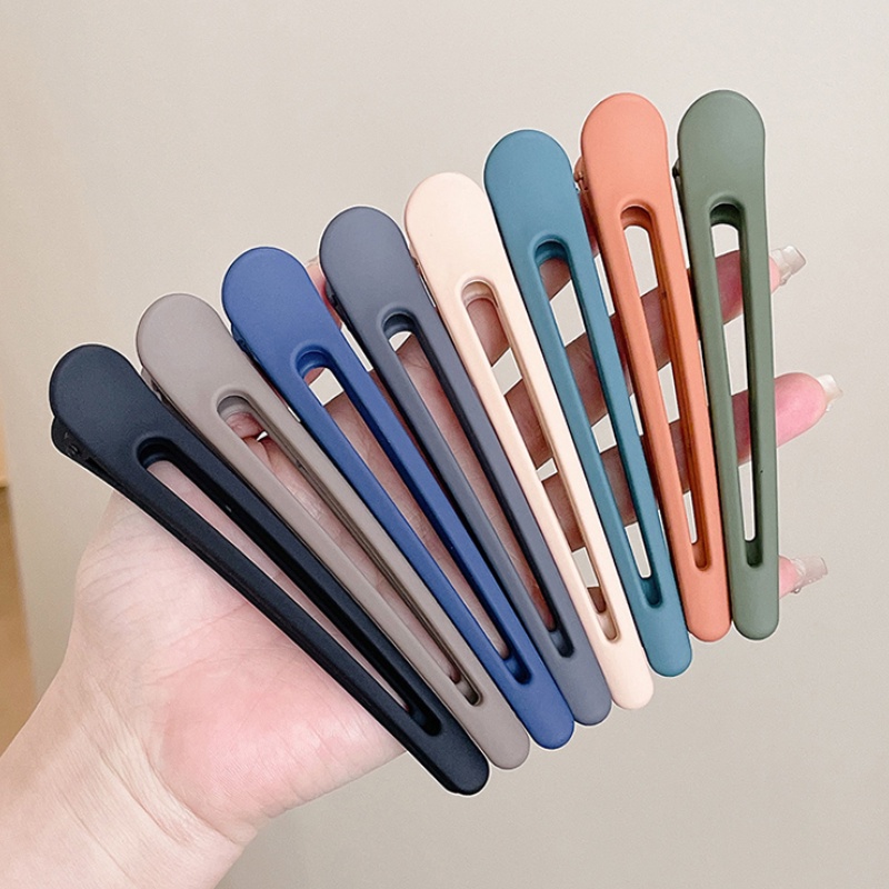 Kẹp tóc hỗ trợ rửa mặt Hình Mỏ Vịt Lớn Không Đường May Thời Trang Hàn Quốc