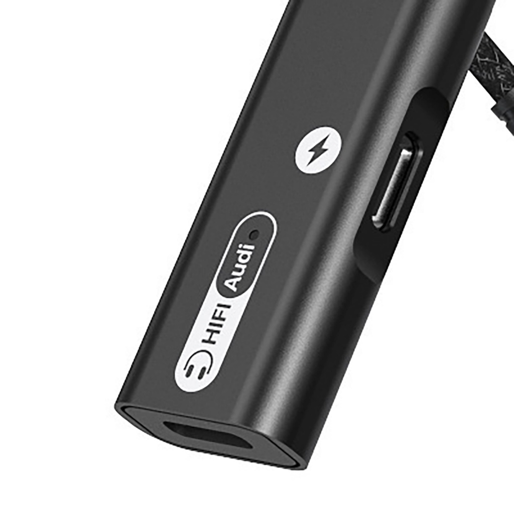 Dây Cáp Chuyển Đổi Cổng Type-C Sang Cổng 3.5mm 2 Trong 1 Tiện Dụng