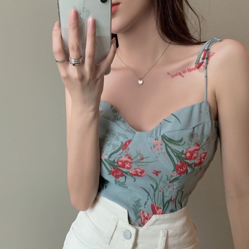 COZOK Áo Tank Top Sát Nách In Họa Tiết Thời Trang Quyến Rũ Cho Nữ