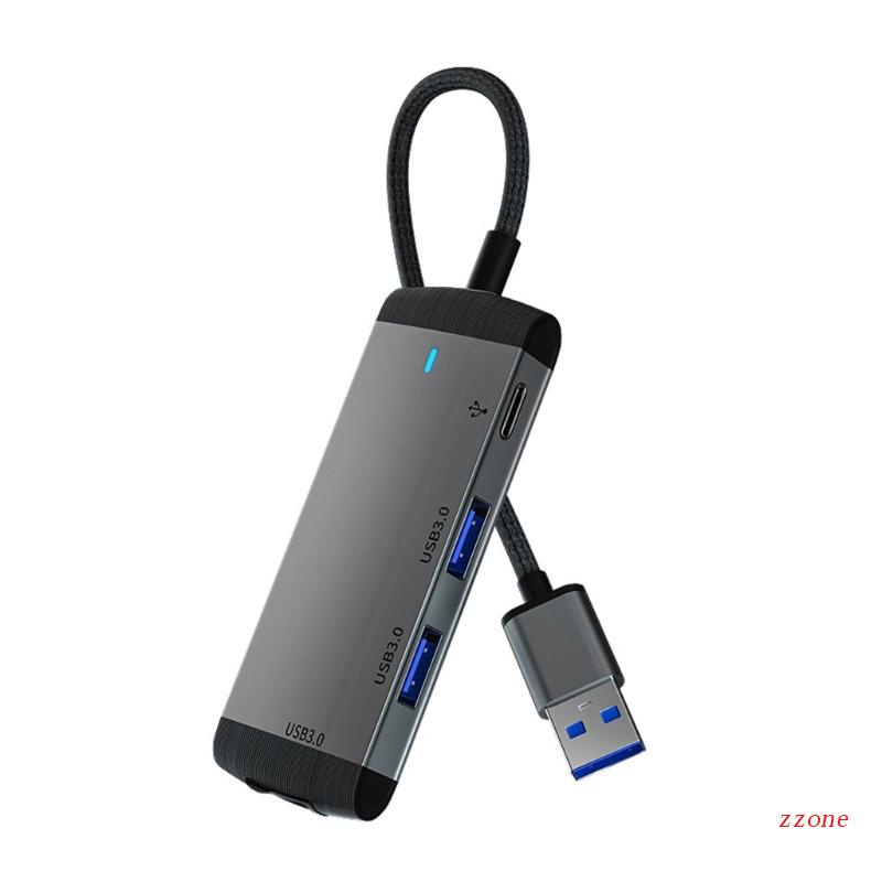 Bộ Chia 4 Cổng USB 3.0 3 Cổng USB 3.0 Bằng Hợp Kim Nhôm