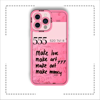 Ốp lưng iphone samsung xiaomi oppo cạnh vuông Valentine 555 hồng đen