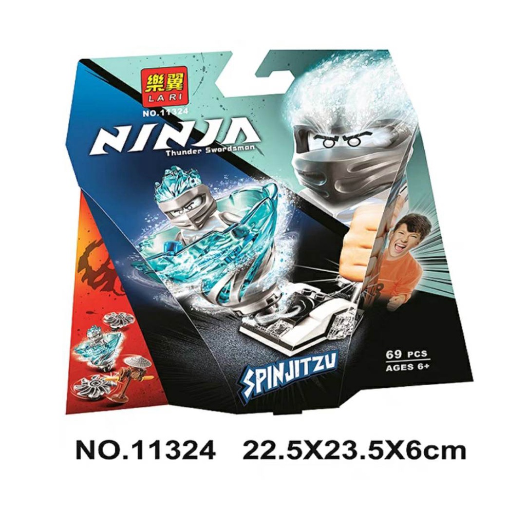 (IB CÓ FIX)Lắp ráp lốc xoáy Spinjutsu Ninjago Lego Zane.