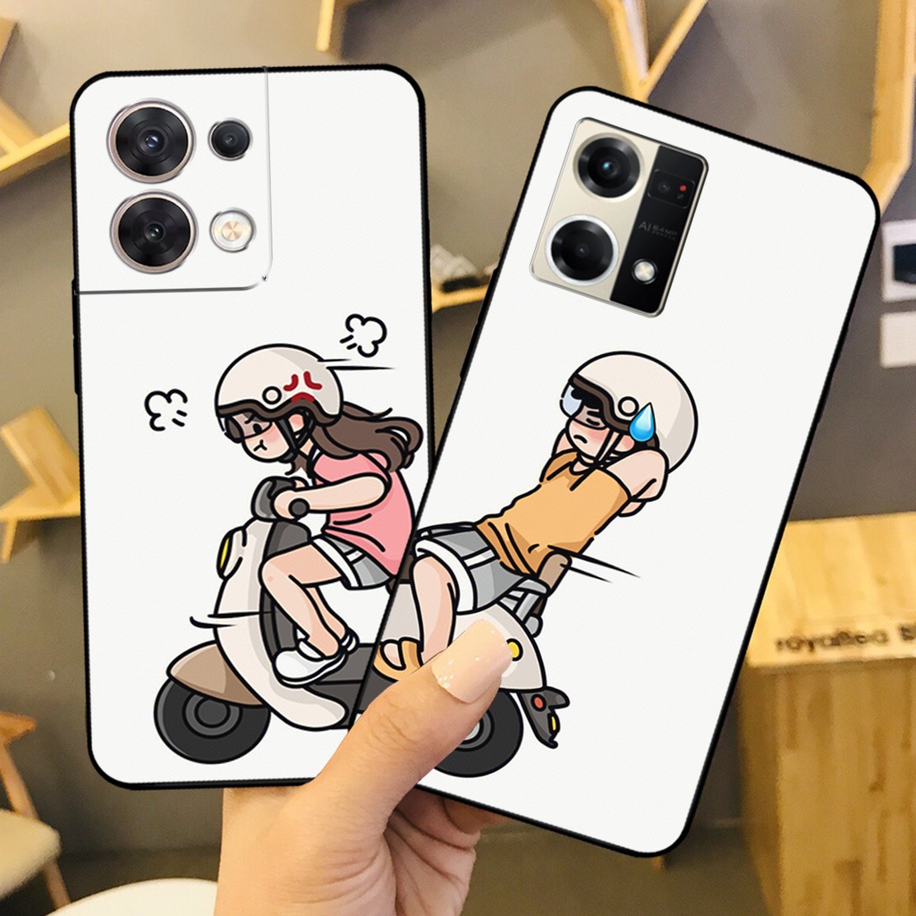 Ốp lưng Oppo Reno 8 4G / Reno 8Z 5G / Reno 8 5G in hình dành cho các cặp đôi couple đáng yêu dễ thương