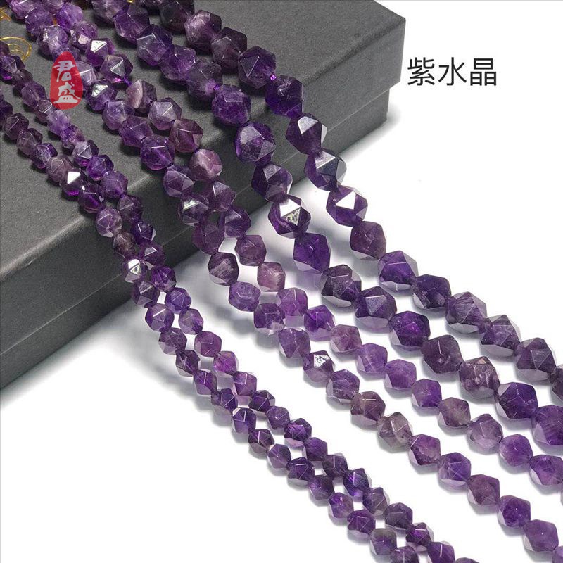 Bán Trực Tiếp Từ Nhà Máy Hạt Thạch Anh Tím Tự Nhiên Thông Dụng Làm Trang Sức Thủ Công Góc Ngôi Sao Bán Sỉ