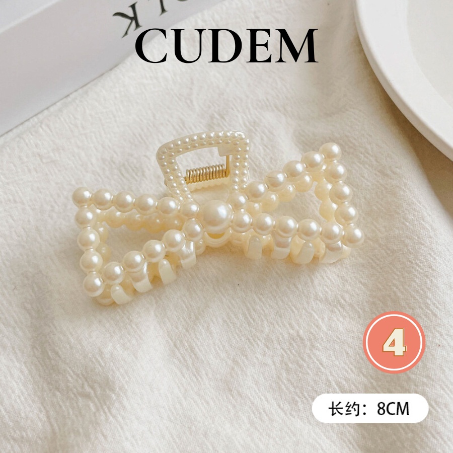 Kẹp tóc nữ đính hạt ngọc phong cách Hàn Quốc thời trang K13