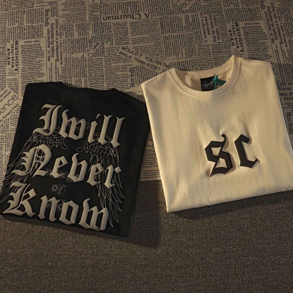 Áo Thun Cotton Ngắn Tay Dáng Rộng Phong Cách Retro Đường Phố Mới Cho Nam