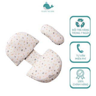 Gối Bầu Cánh Tiên Chữ U Cao Cấp Bidole Giảm Đau Lưng Và Ngủ Ngon Đai Đỡ Bụng Bầu Vải Mềm Mịn Giảm Áp Lực Cho Bà Bầu