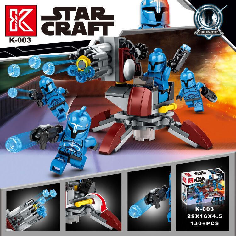 ĐỒ CHƠI LẮP RÁPMô Hình Đồ Chơi Lắp Ráp Nhân Vật Manloda Trong Phim Star Wars K-001-010 lắp ráp