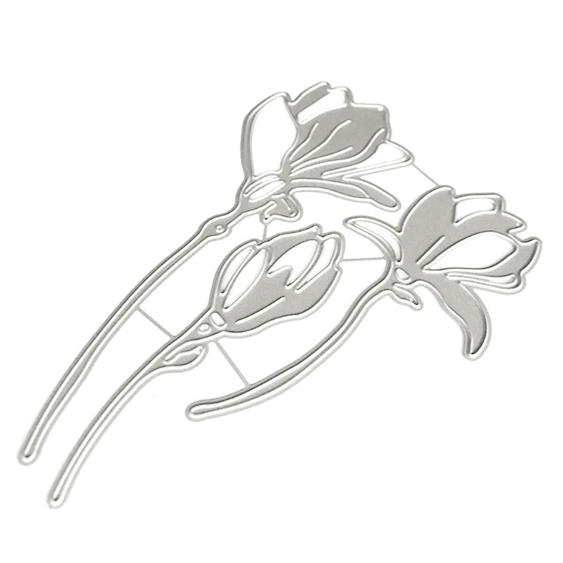 Khuôn Cắt Giấy Kim Loại Hình Hoa Xinh Xắn