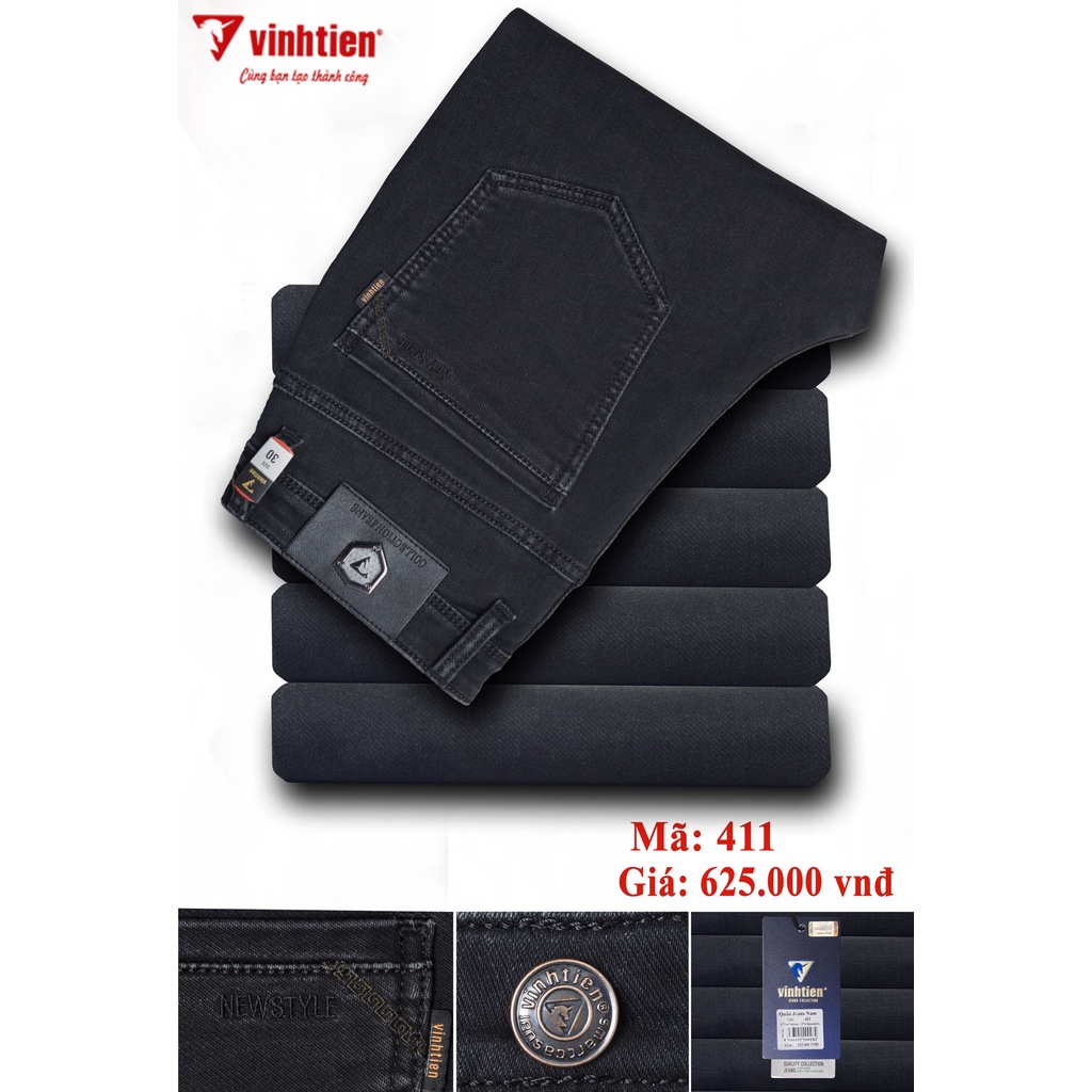 Quần Jeans Nam Cotton Cao Cấp Vĩnh Tiến 625