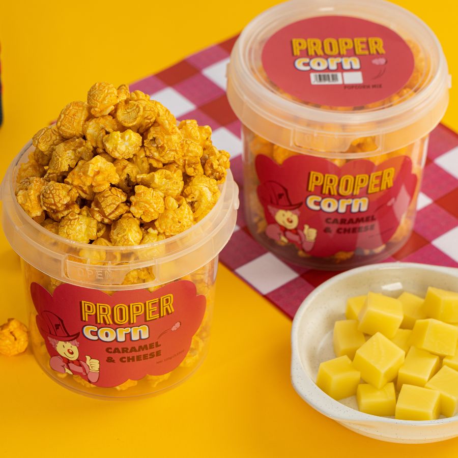 Bắp rang bơ ProperCorn vị Caramel & Cheese - VỊ MIX MỚI