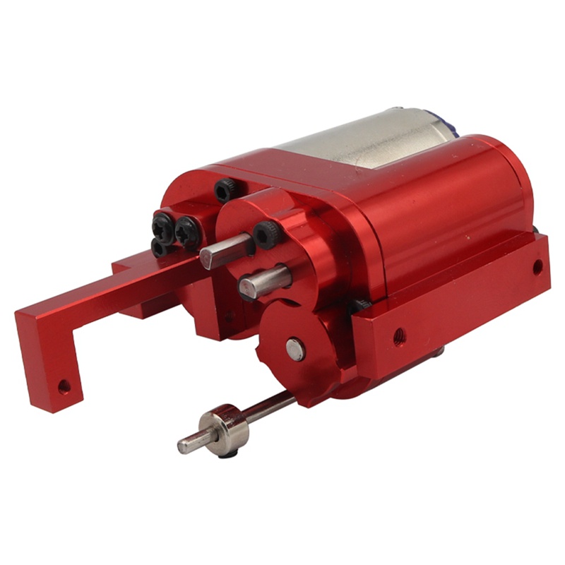 1 Bộ Hộp Số Truyền Động 2 Tốc Độ Bằng Kim Loại Màu Bạc Cho Xe Hơi Điều Khiển Từ Xa WPL C14 C24 B14 B24 MN D90 MN-90 MN98 MN