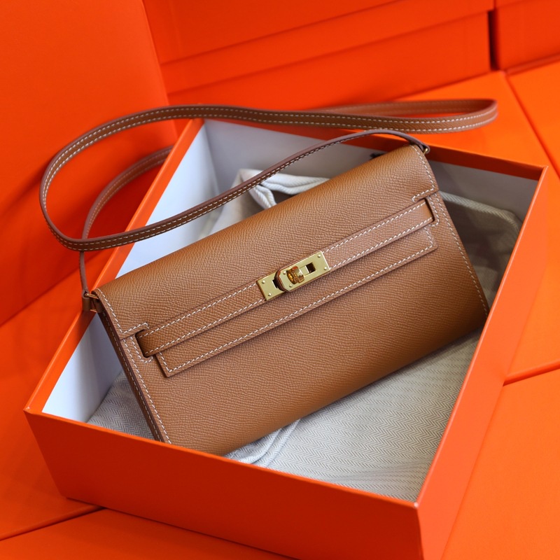 Ví Da Thật B321 Kelly mini Đeo Chéo Phong Cách Thời Trang Mới 2022 Dành Cho Bạn Nữ