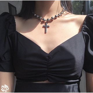 Ballchain 12li x cross / dây chuyền bi 12li x thánh giá