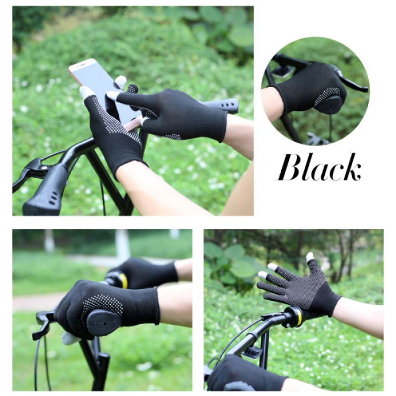 Găng Tay Lái Xe Thoáng Khí Chống Trượt Có Thể Chạm Màn Hình Cảm Ứng
