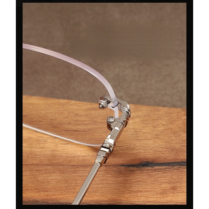 【-0°~-500°Mắt Kính Gọng Kim Loại Siêu Nhẹ HD Chống Ánh Sáng Xanh Dành Cho Nam Nữ