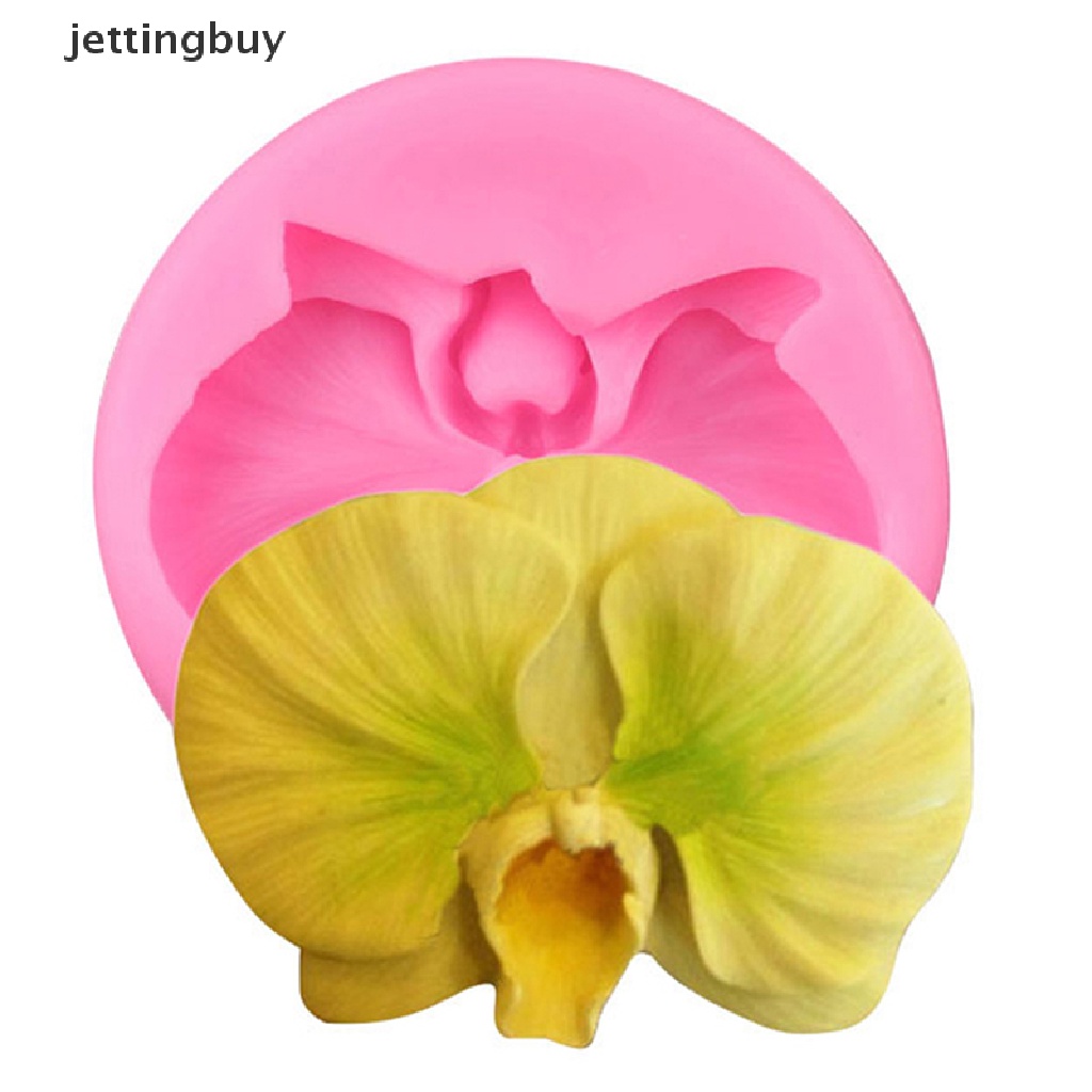 Khuôn Silicone Làm Bánh Hình Hoa Phong Lan DIY