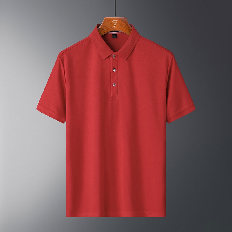 Áo polo Tay Ngắn Màu Trơn Đơn Giản Thời Trang Mùa Hè Cho Nam