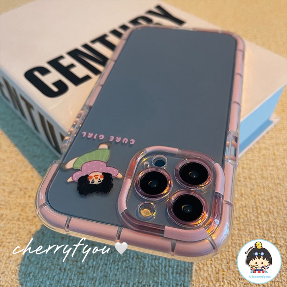 Ốp Điện Thoại TPU Mềm Chống Sốc Màu Dạ Quang Dễ Thương Cho IPhone 11 12 13 14 Pro Max