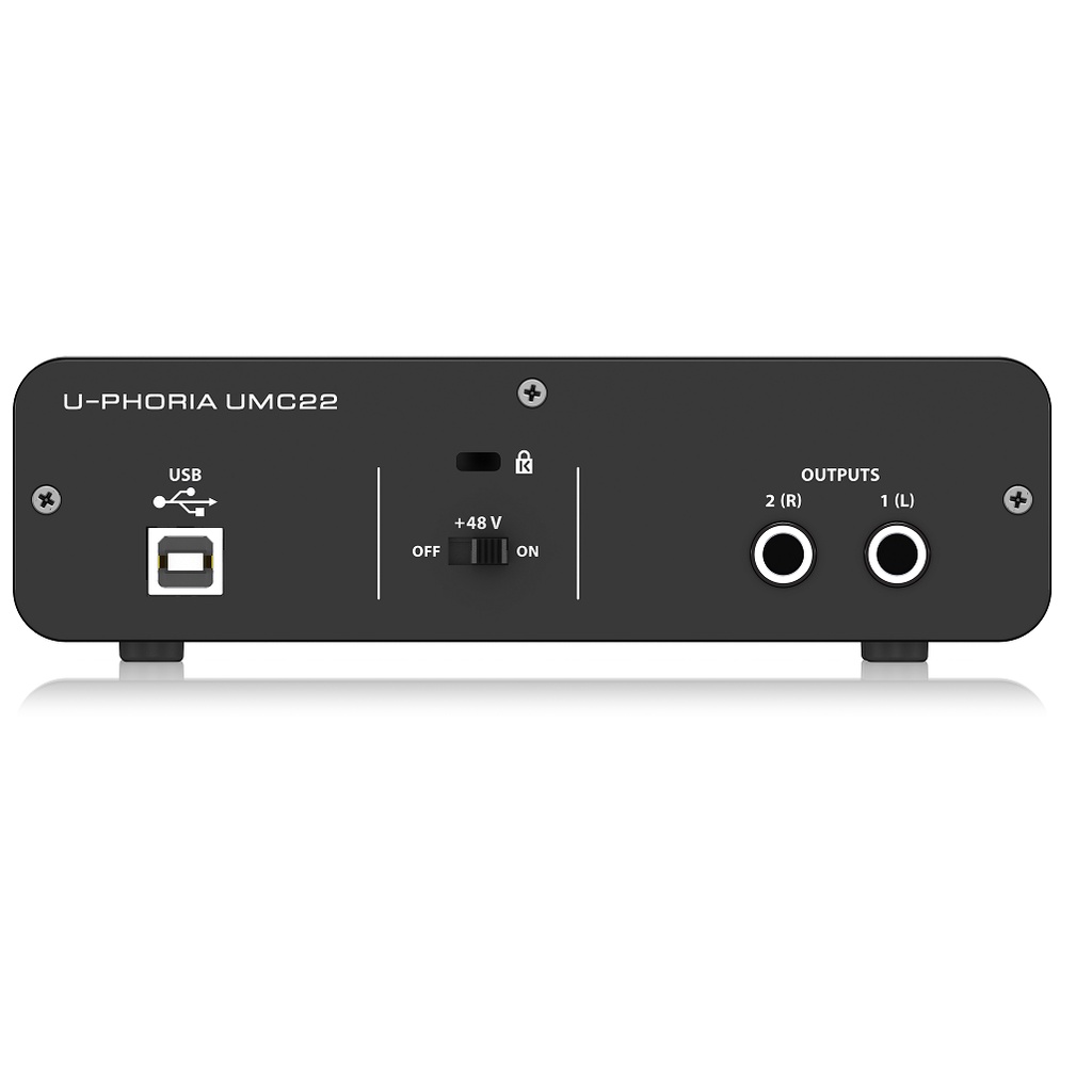 UMC22 USB Audio Interfaces Behringer -Soundcard Audiophile 2x2 USB