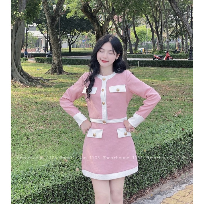 🌿 SET DẠ TWEET SANG CHẢNH * ROSE * siêu hot