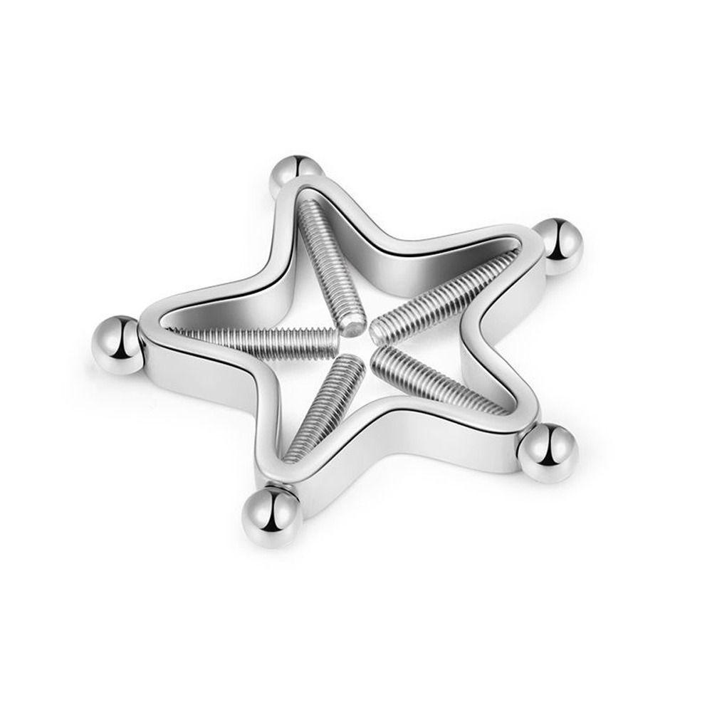 MXGOODS Kẹp Ti Giả Bằng Thép Không Gỉ Đơn Giản Độc Đáo Cho Nữ