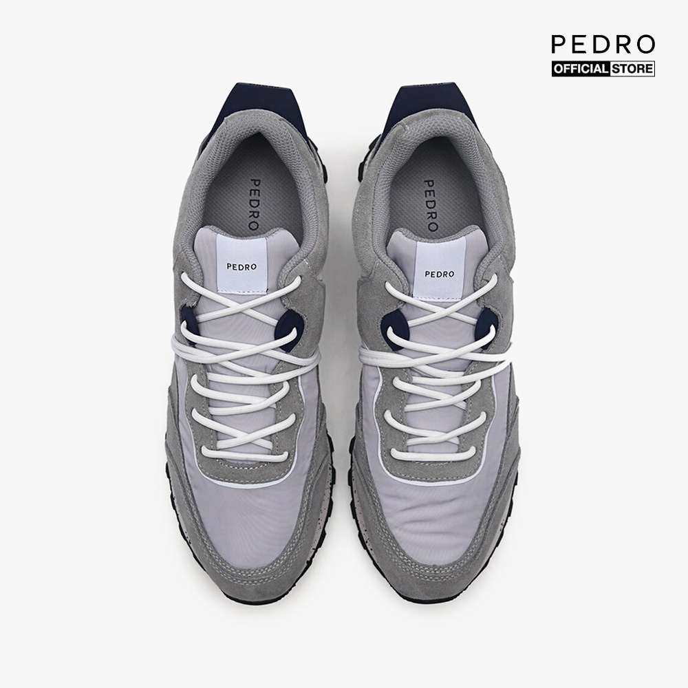 PEDRO - Giày sneakers nam cổ thấp thắt dây trẻ trung Suede Spur PM1-76210200-68