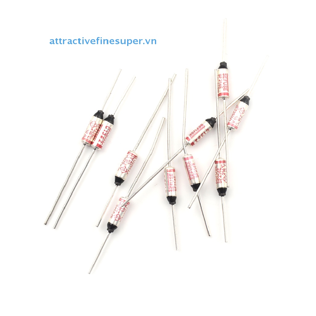 Set 10 Cầu Chì SF214E 216 C 216 Độ 10A 250V